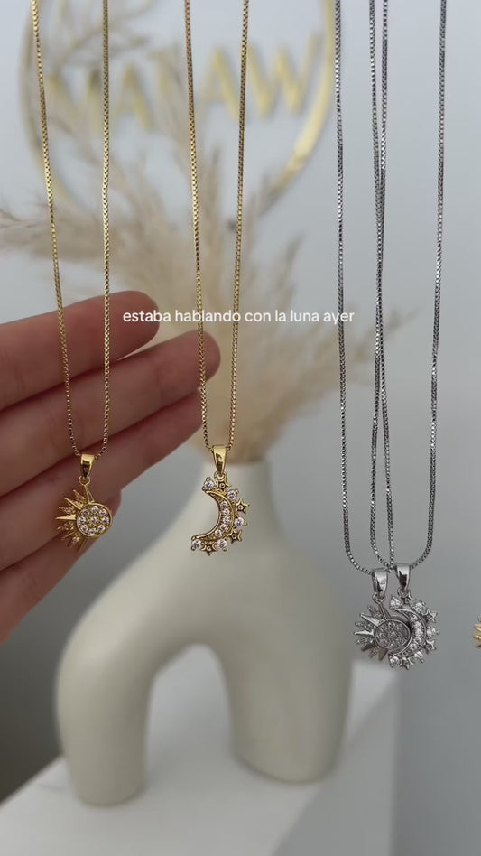 Collar Imantados Sol & Luna 💖
